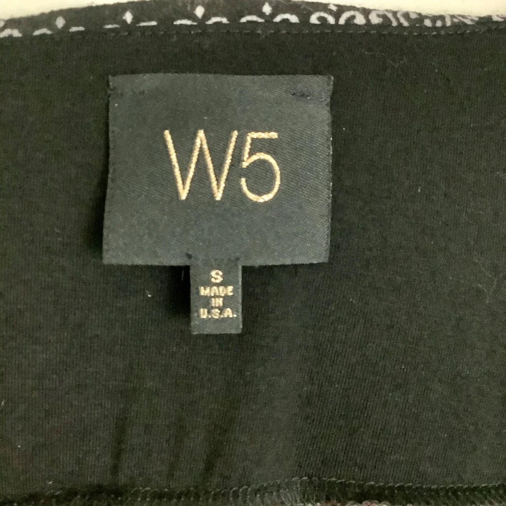 ANTHROPOLOGIE W5 Black/Paisley V-Neck Top SZ-S - Picture 7 of 8